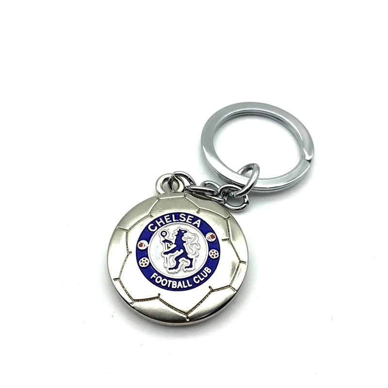 

Chelsea Football Club Soccer Team Logo 3D Metal Pendant Keychain Keyring Team Crest