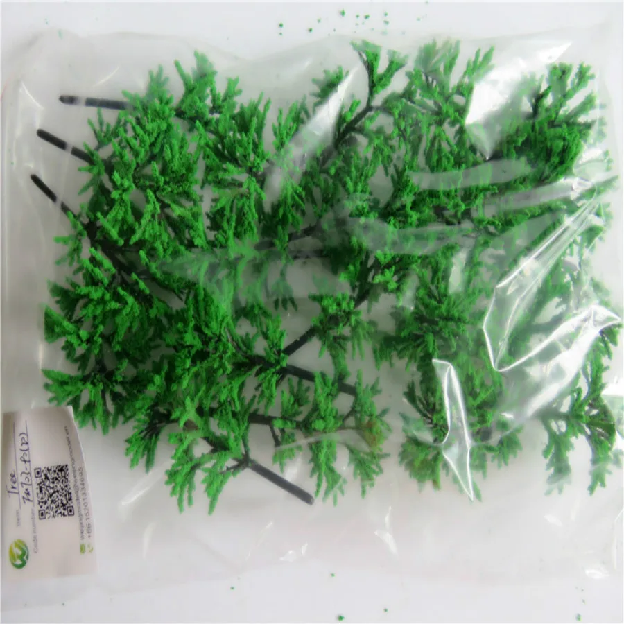 new architecture 3d scale artificial plastic model building green tree  layout47