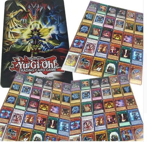 60 шт/ансамбль Yugioh Редкие флэш-карты Yu Gi Oh Jeu Papier Cartes Enfants Jouets Fille GARCON коллекция Yu-Gi-Oh Cart