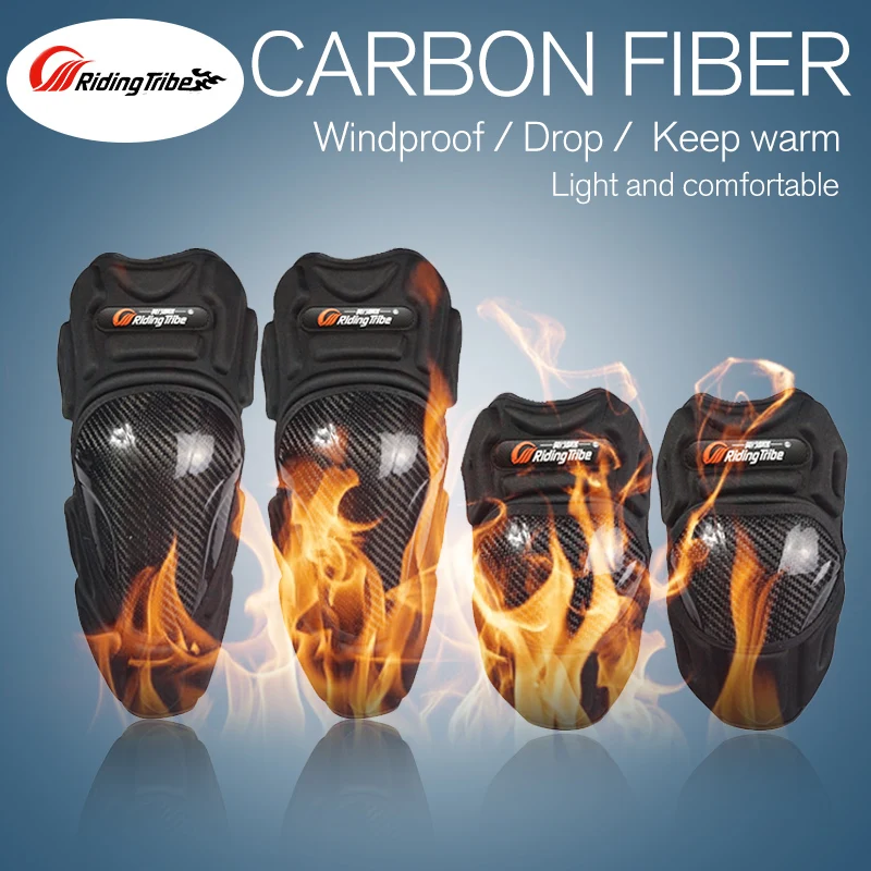 Pro Biker Motorcycle Riding Knee Pads + Elbow Pads Motocross Offroad