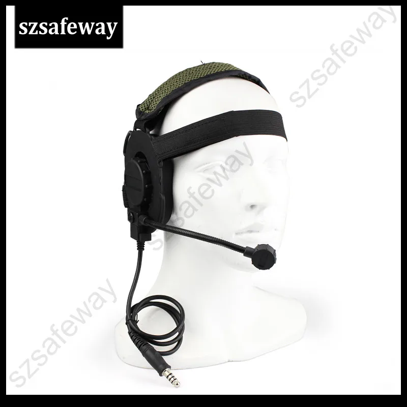 

Tactical Headset III Z Tactical Bowman Elite II Mic Radio Boom for Walkie Talkie Helmet Communication