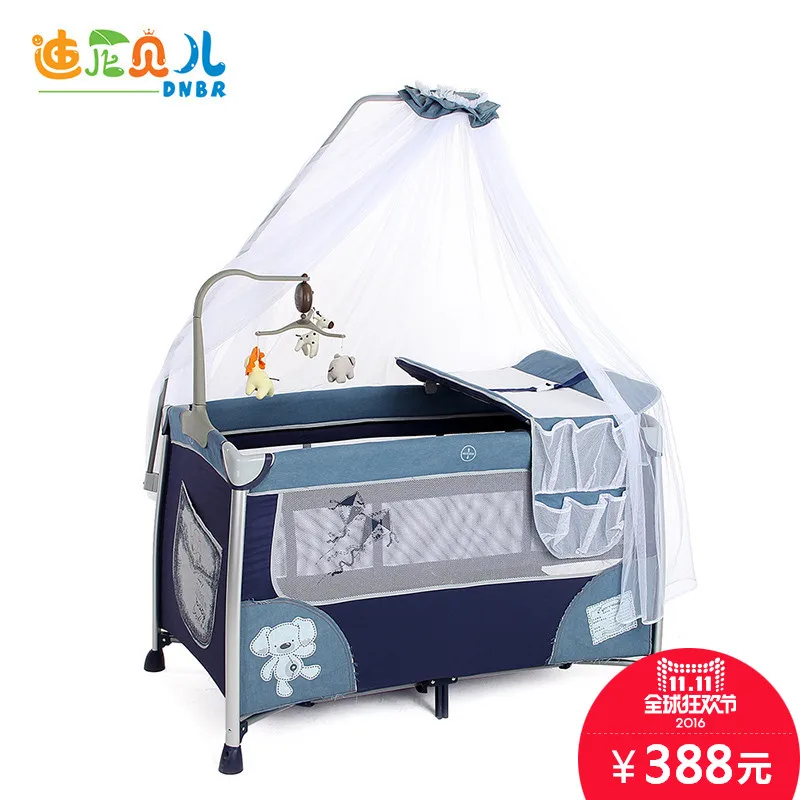 

Multifunctional folding baby bed fashion portable game bed child bed concentretor band mosquito net baby bed bb