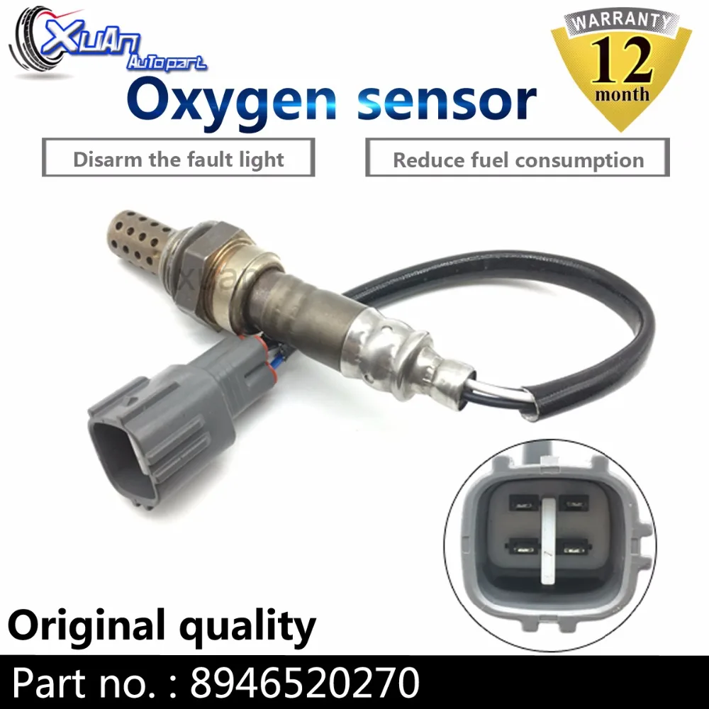 

XUAN 89465-20270 Oxygen Sensor O2 Lambda Sensor For Toyota CARINA FF CORONA AT190 CALDINA AT21 AT191 CAMRY VISTA RAV4 1990-2003