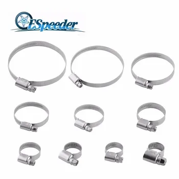 

Stainless Steel Drive Hose Clamp Tri Clamp Adjustable Screw Band Fuel Line Pipe Worm Gear Clip Clamp Tube Fasterner Spring Clip