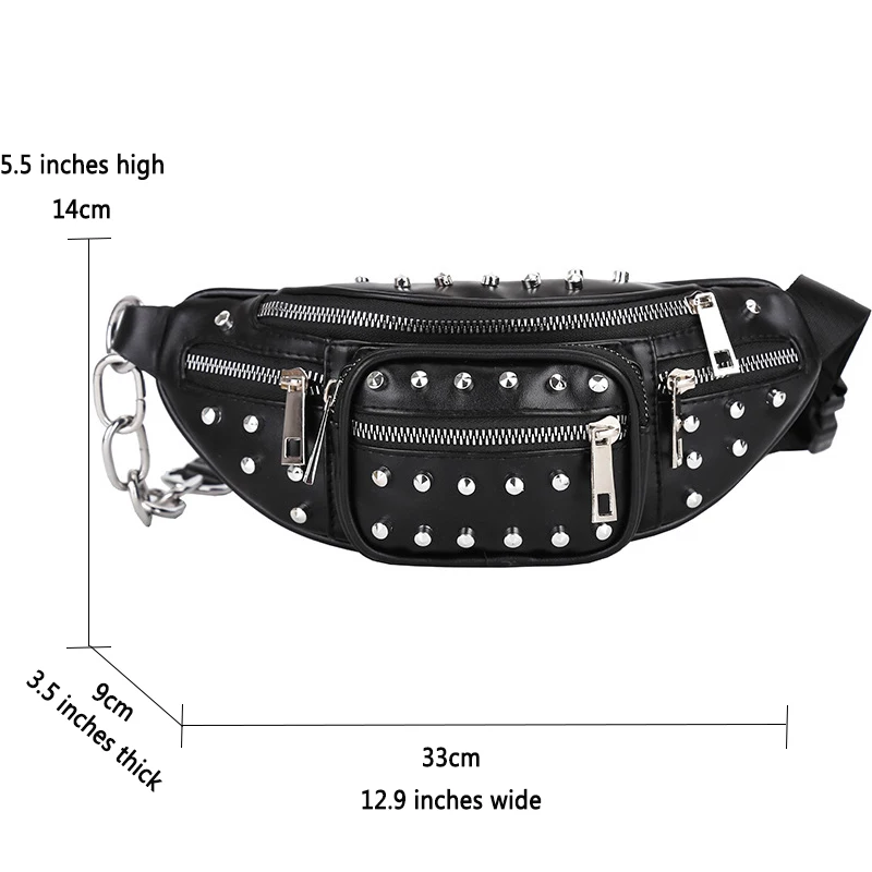 الرجال والنساء الخصر أكياس الأزياء الخصر حزم حقيبة بحزام سحاب عازل للماء حزمة مراوح Crossbody حقيبة جلد أسود حقيبة صدر للرجال محفظة الرجال والنساء الخصر أكياس الأزياء الخصر حزم حقيبة بحزام سحاب عازل للماء حزمة مراوح Crossbody حقيبة جلد أسود حقيبة صدر للرجال محفظة