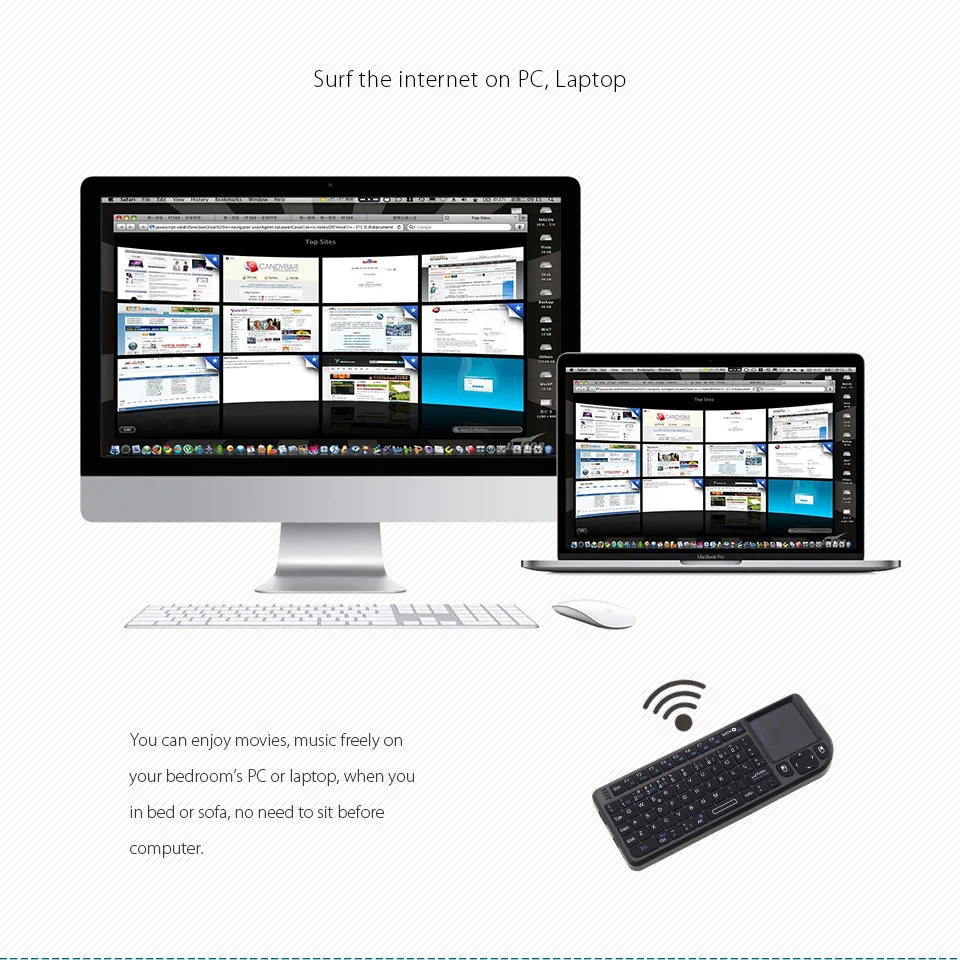 sem fio com mouse touchpad para android