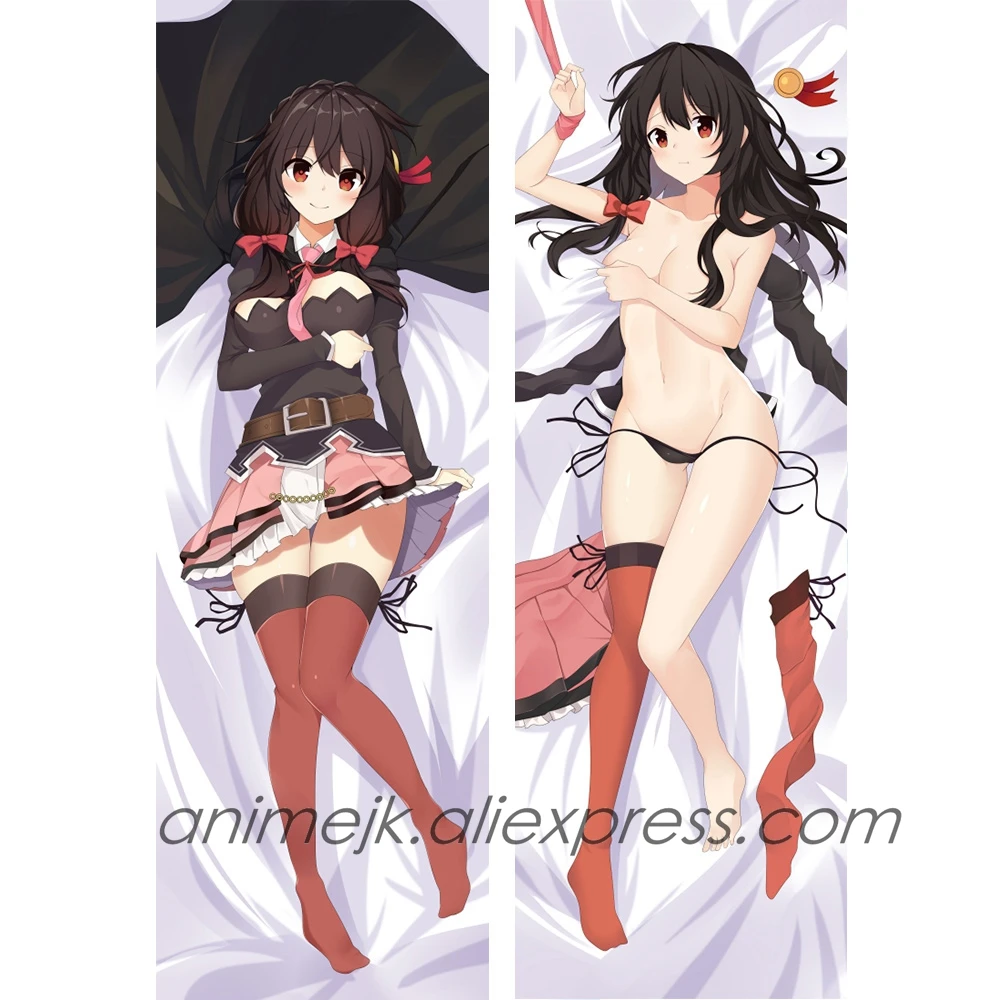 

Anime JK KonoSuba: God's Blessing on this Wonderful world! Yunyun Dakimakura Body Pillowcase Hug Pillow Cover Case
