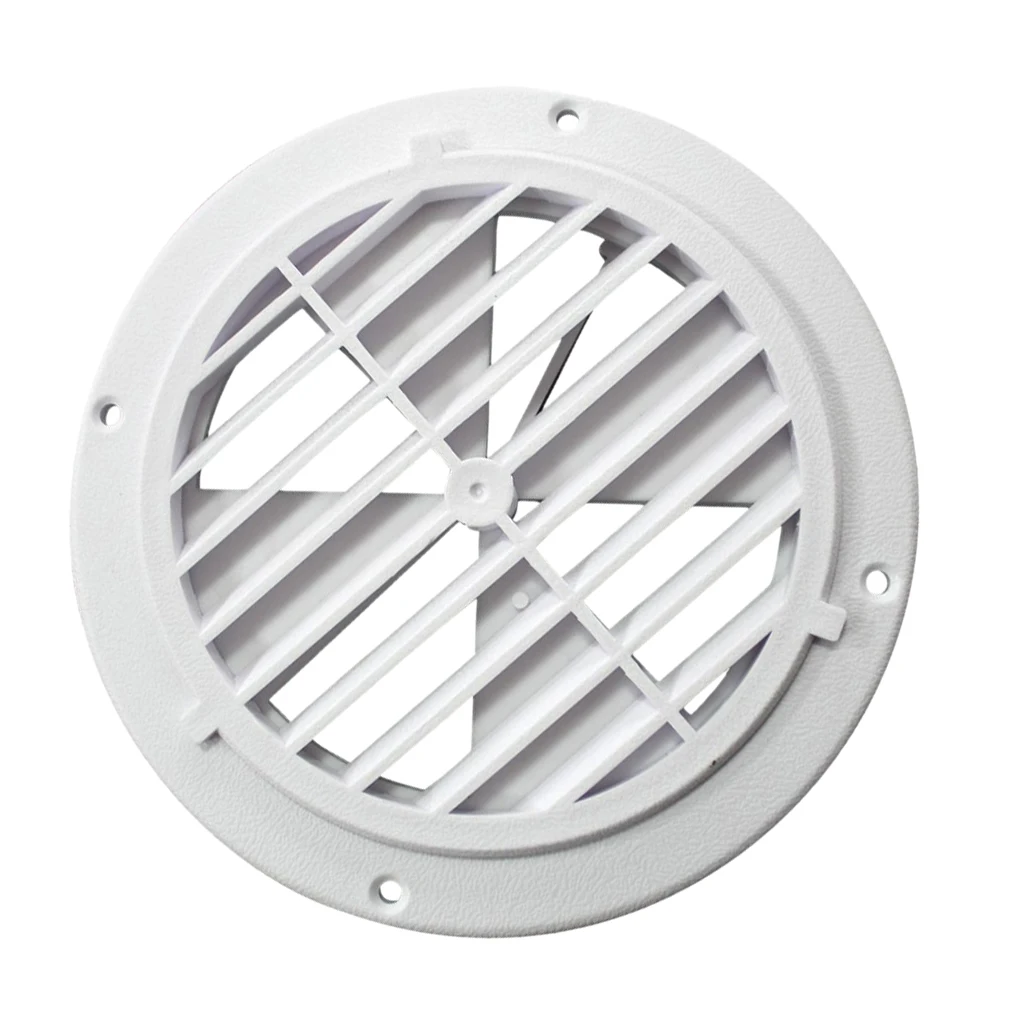

Circle Air Vent Grille Cover WHITE Ducting Ventilation Grill Cover