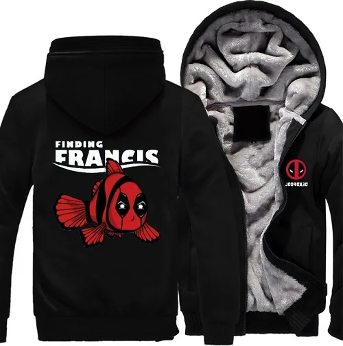 Мужская толстовка с капюшоном на молнии Deadpool куртка размер S 3XL|hoodies jacket coat|deadpool