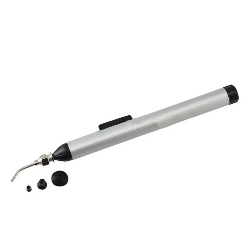 

1 Set Easy Pick Solder Picker Delicate IC SMD Hand Tool Vacuum Sucking Pen Up+3 Suction Header Alternative Tweezers
