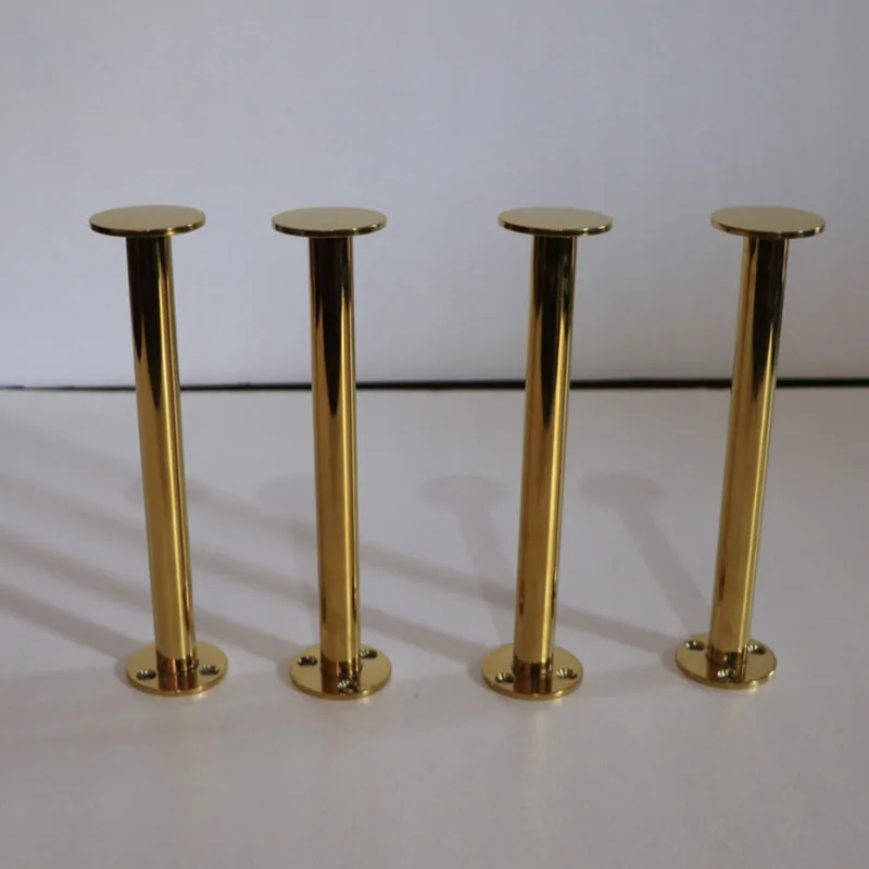 4pcs/lot Gold Stainless Steel Legs 22CM TV Holder