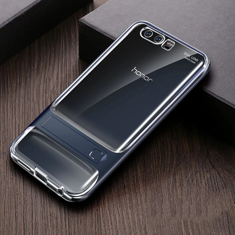 For Huawei Honor 9 Case 5.15 inch Luxury PC+TPU hybrid Stent Back Cover Cases For Huawei Honor 9 STF-L09 Stand Phone Case