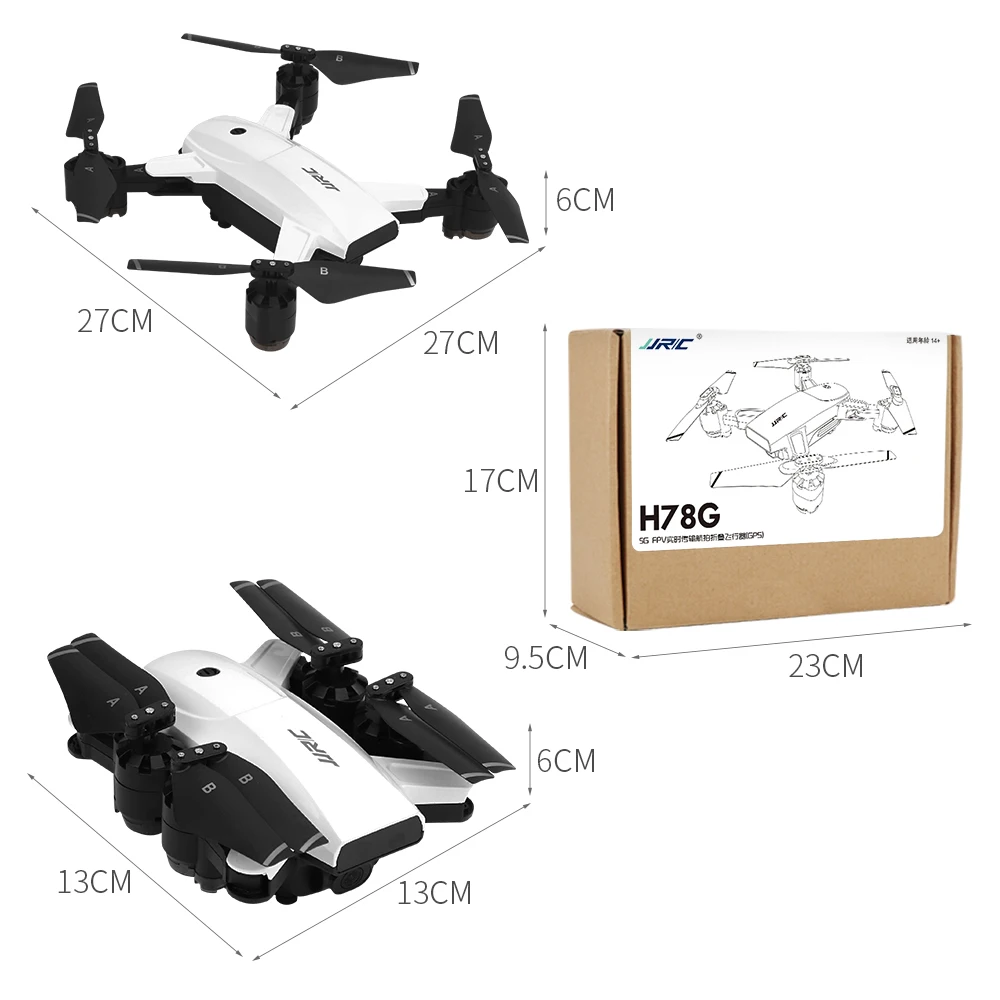 JJRC H78G 5G WiFi FPV 1080P широкоугольная HD камера GPS двойной режим позиционирования