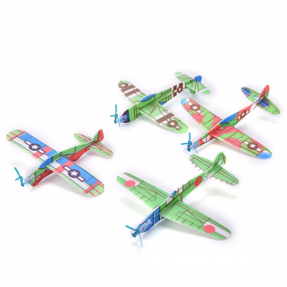 12Pcs-DIY-Assembly-Flapping-Wing-Flight-For-Children-Flying-Kite-Paper-Airplane-Model-Imitate-Birds-Aircraft (1)