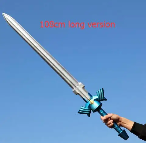 Legend of zelda Link оружие для косплея Небесный меч ПВХ мягкий материал без вреда меч оружие для косплея CS76 - Цвет: SKY sword 108cm