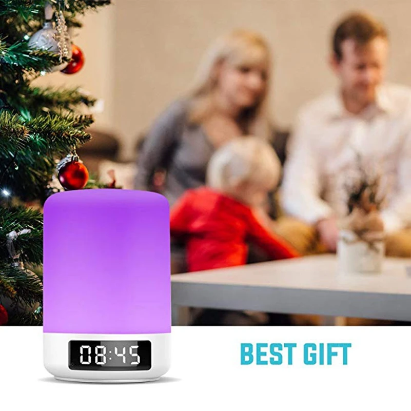 Ночной светильник Bluetooth Динамик сенсорный Сенсор RGB с регулируемой яркостью