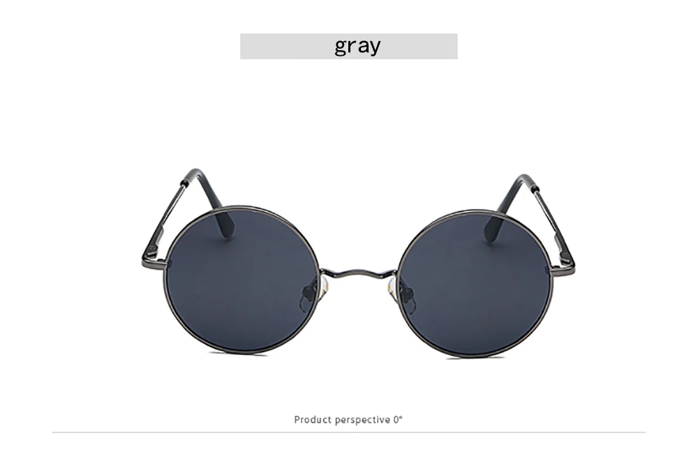 Retro Classic Vintage Round Polarized Sunglasses Men Brand Designer Sun Glasses Women Metal Frame Eyewear Driving Oculos De Sol