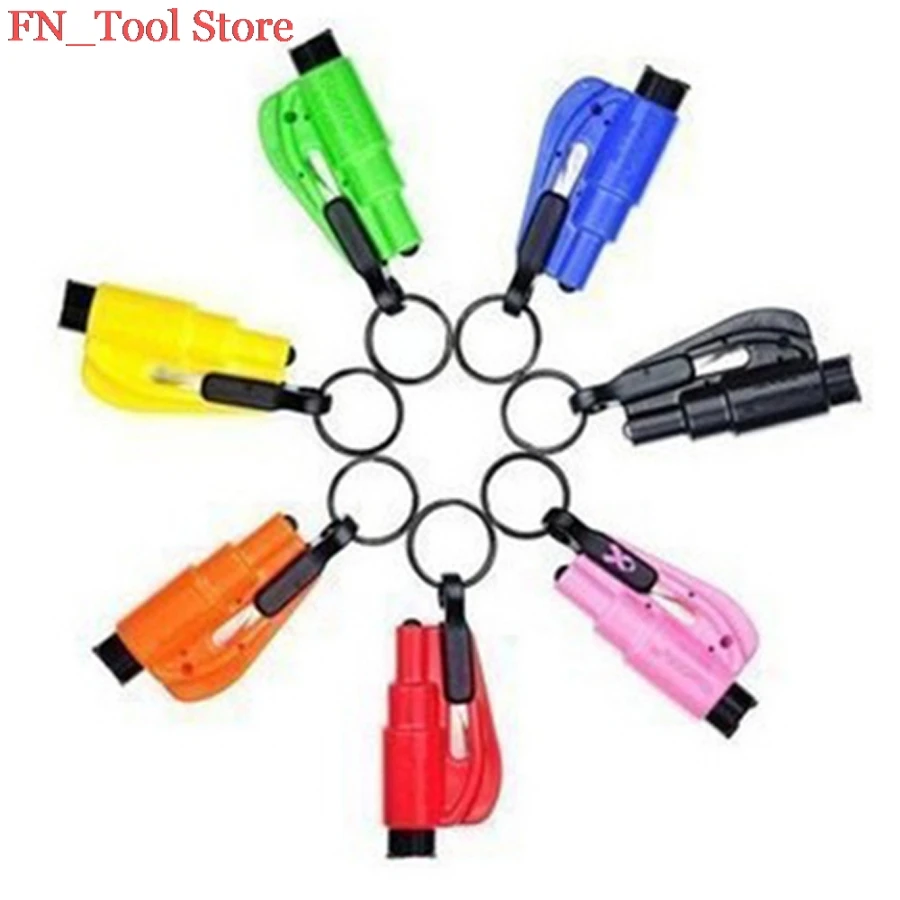 6 colors Mini Auto Glass Window Breaking Hammer emergency escape life