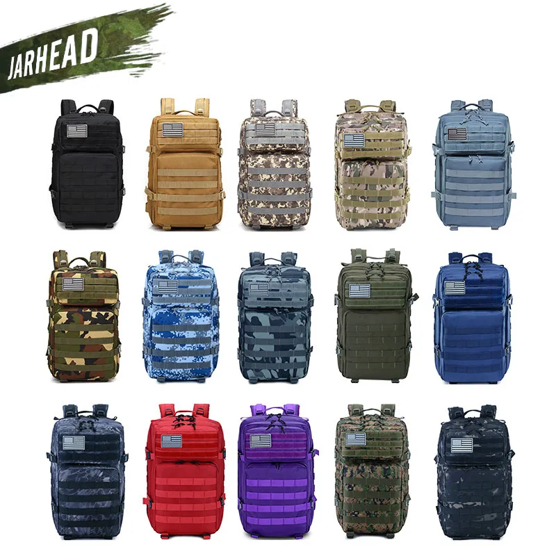 Новый большой Ёмкость мужской армейский тактический рюкзаки Camo Военная Униформа