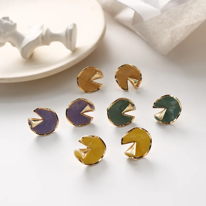 

Shiny Side New Fashion Brand Jewelry Simple Geometric Stud Earrings for Women Earrings Free Shipping