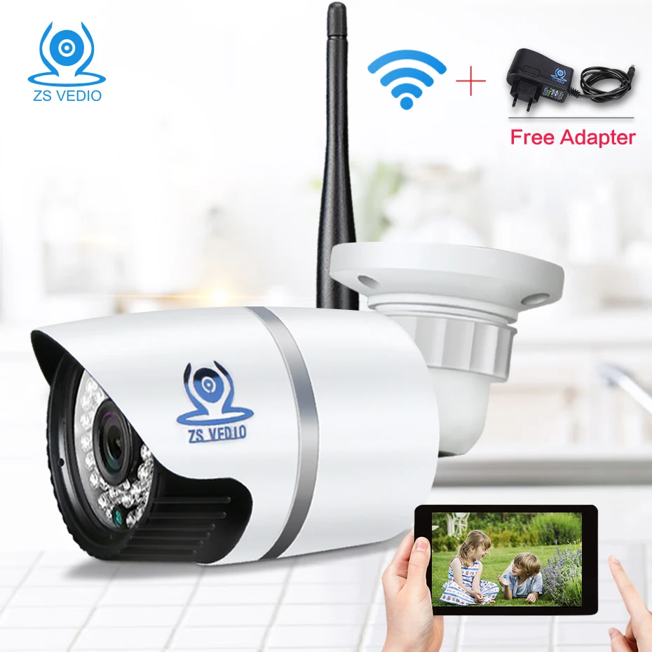 ZSVEDIO камеры наблюдения системы сигнализации IP камера CCTV WIFI Открытый
