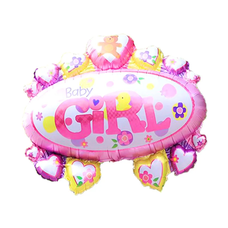 KAMMIZAD 1 шт., воздушные шары для детского душа, баллон гелия для мальчиков и девочек, украшение на день рождения для маленьких девочек, вечерние Товары для детей - Цвет: Large GIRL ZP