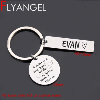 

FLYANGEL Personalized Name Key Holder Engraved Keychain A Sister Is A Best Friends For Life Gifts Keyring For Best Sister Friend