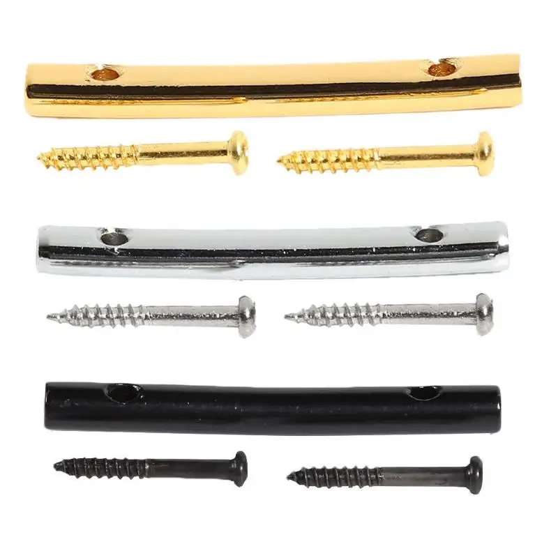 

45mm Iron Electric Guitar String Retainer Tension Bar with Mounting Screws