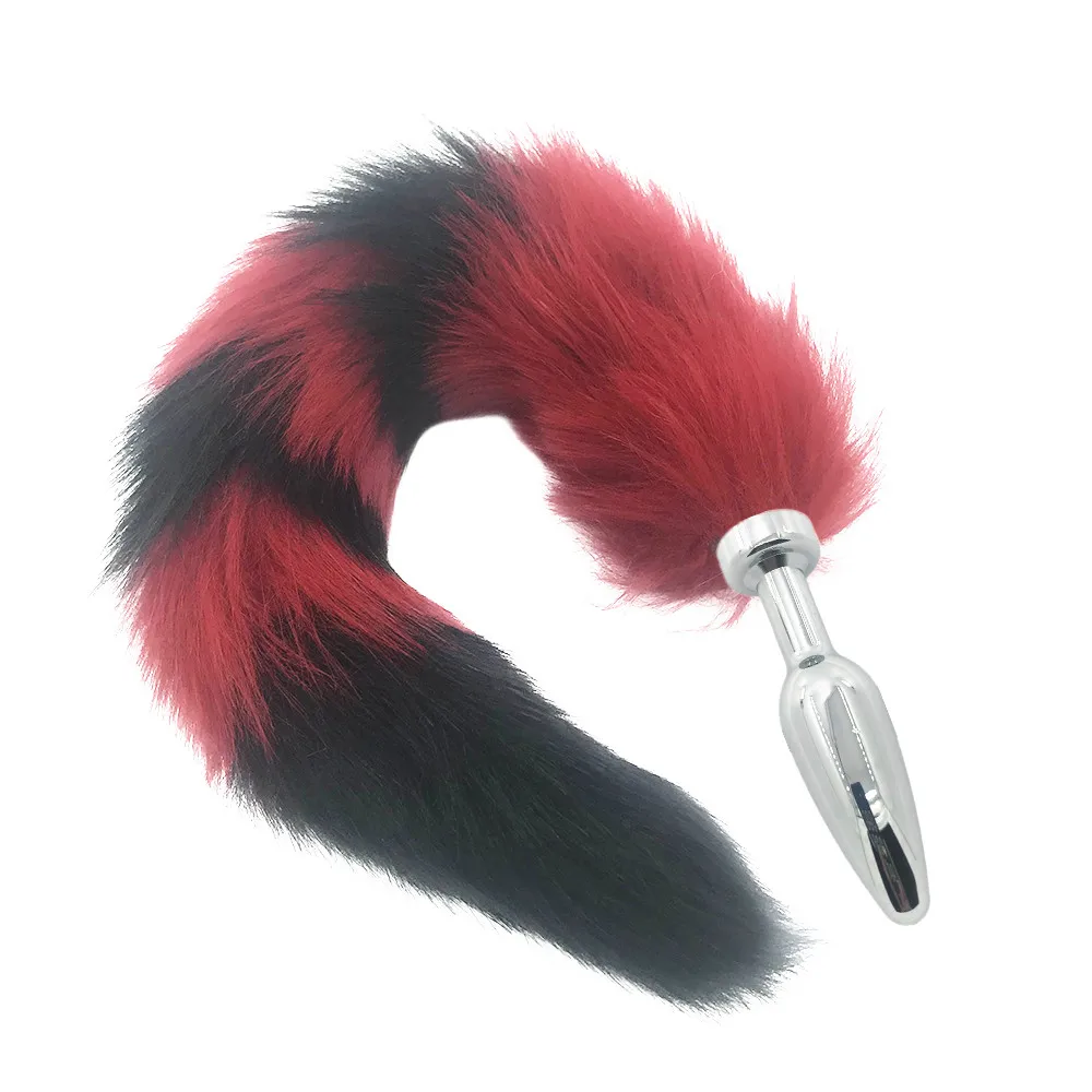 Секс игрушки для мужчин и женщин Анальная пробка геев хвост кролика силиконовая