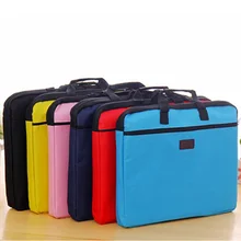 Холщовый портативный портфель на молнии портативный офисный портфель для конференций