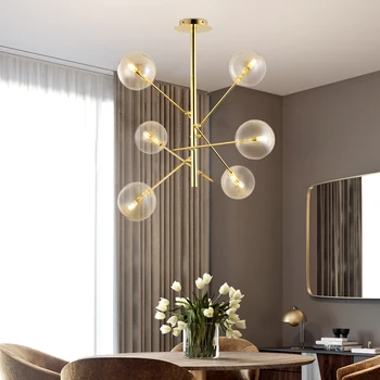 

Engineering Chandeliers Bar Glass Ball led Hanging Lamp Modern Chandeliers China Living Room Chandelier Lighting Home led Lights