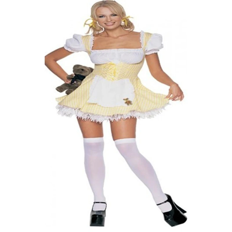 

sexy cosplay German Beer women costume sexy fancy Oktoberfest Dirndl dress exotic halloween apparel women carnival maid costume