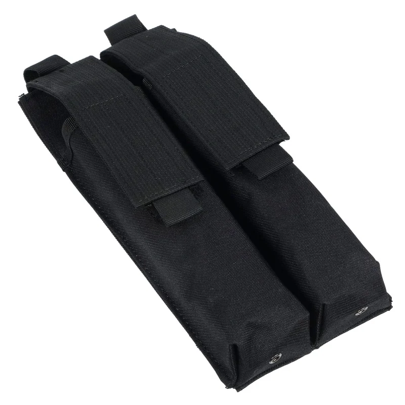 CQC Airsoft Tactical Molle Double P90 UMP Pistol Magazine Pouch Military Paintball Shooting Hunting Mag Holster Bag - Цвет: Black