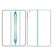 Силиконовый чехол для Apple Pencil 2-го поколения Чехол для iPad Pencil 2 1 держатель с ремешком для планшета стилус мягкий чехол