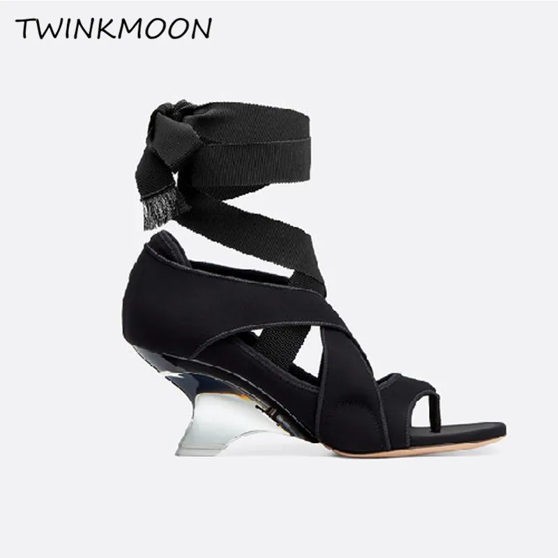 Clear Hoof High Heels Sandals10