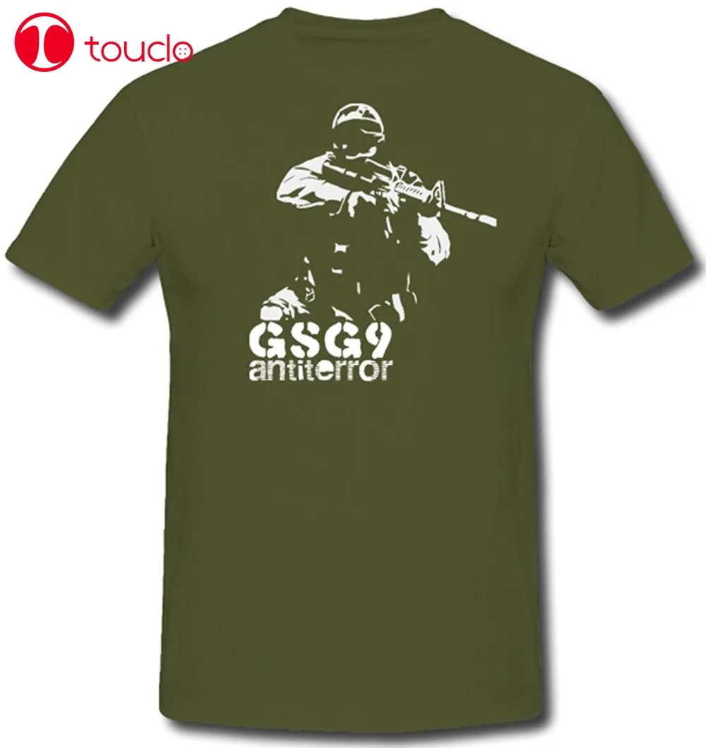 

New Summer Hot Tee Shirt Gsg9 Federal Border Guard Group Mogadishu Sankt Augustin Special Forces Command Funny T-Shirt Sweater