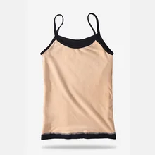 Модный зимний бесшовный теплый жилет, супер мягкая замша, уплотненное нижнее белье на бретельках, размер