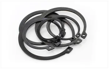 

Elastic retaining ring 65Mn GB894 Shaft card circlip M4 M5 M6 M8 M10 M12 M14-M65 black shaft type C Card spring card ring
