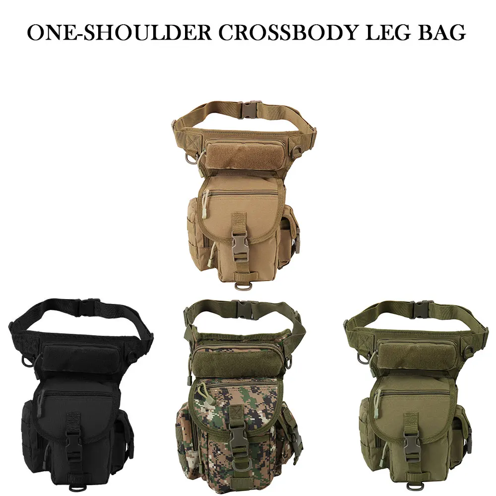 

Tactical Leg Bag Outdoor Waist Bag Military Shoulder Multi-function Sport Camping Hiking Trekking Saddle Bag