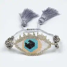 Go2boho Turkse Evil Eye Armband Vrouwen Miyuki Armbanden Mode-sieraden Handgemaakte Pulseras 2020 Delicas Kralen Geïnspireerd Gift