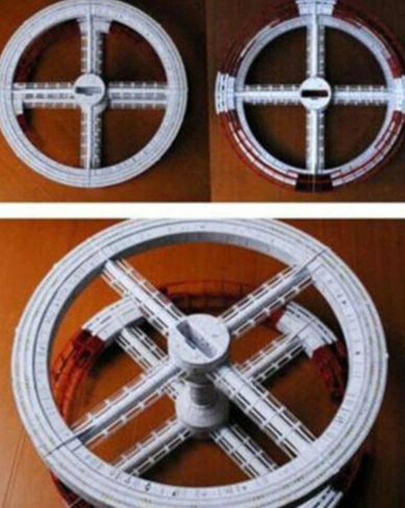 Высококачественная пленка 2001: космическая Одиссея станция набор 3D бумажных