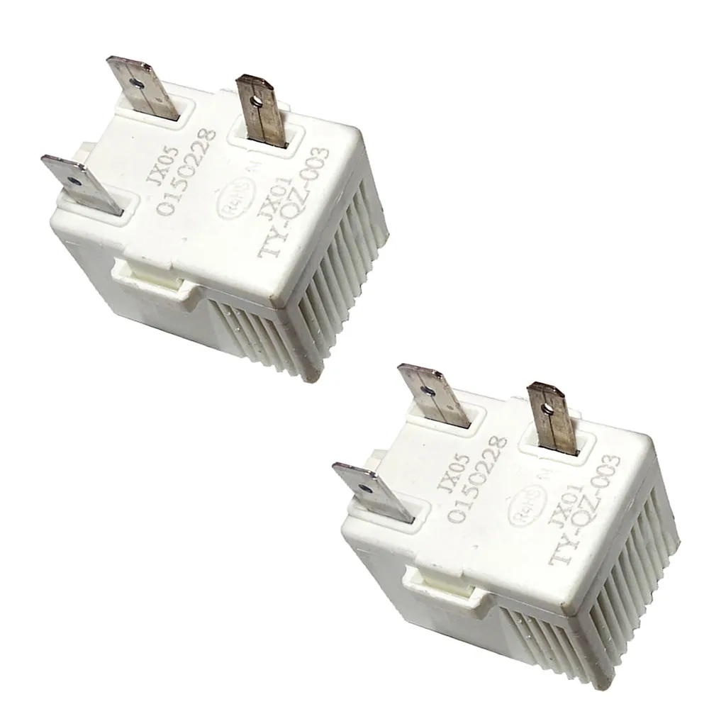 2pcs TY-QZ-003 Compressor Starter for Haier /Rongsheng /Hisense Refrigerator Compressor Square Three-legged No-power Accessories