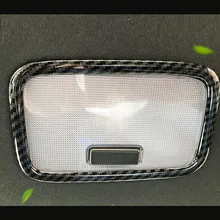 ABS Matte and Carbon fibre For Hyundai Kona Encino 2018 2019 Car rear reading Lampshade Cover Trim Car Styling Accessories 1pcs ABS Matte and Carbon fibre For Hyundai Kona Encino 2018 2019 Car rear reading Lampshade Cover Trim Car Styling Accessories 1pcs