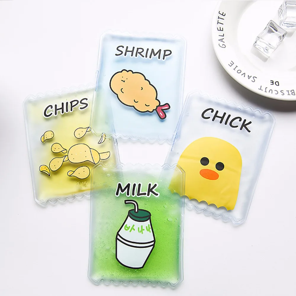 

Portable Mini PVC Cooler Bags Cartoon Cute Print Summer Cold Compress Ice Pack