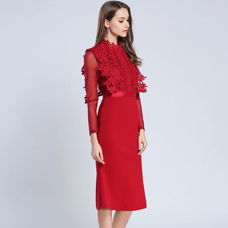 Осень Длинные рукава рыбий хвост облегающее платье Vestidos Casuales Mujer 2021 женские