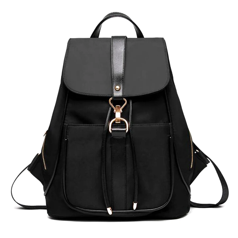 

Women Lady Backpack School Bag Wear Resistant Oxford Cloth Fashion For Travel AB@W3