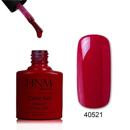 HNM 8 мл Лак для ногтей замачиваемый УФ светодиодный чистый цвет Клей Лак основа Топ праймер штамповка краски геллак гибридные Лаки лак для ногтей - Цвет: 40521
