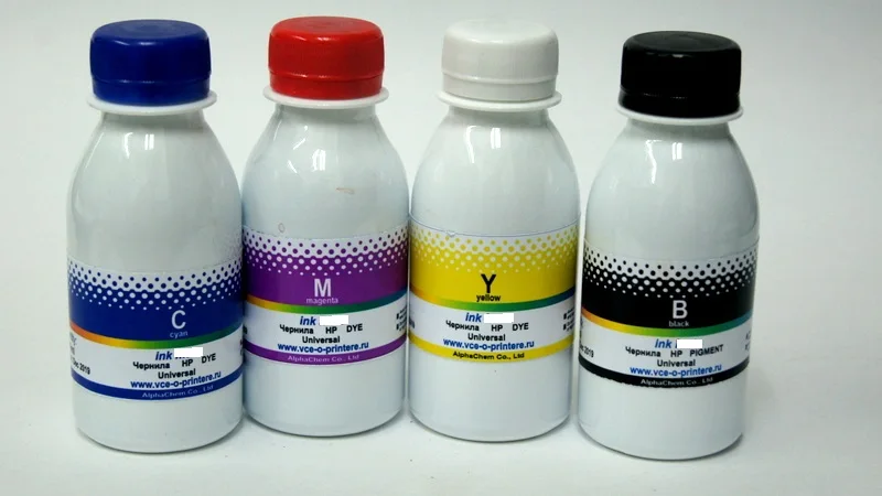 

Ink Set for HP printers 4 colors ( 100 ml )