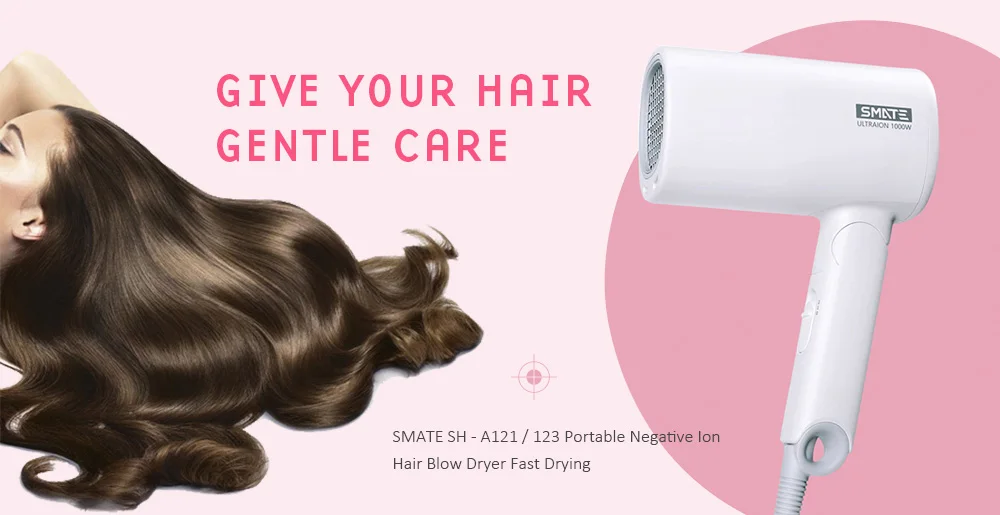 1 SMATE 1800 Вт Портативный анион электрический фен для волос для парикмахерских салонов инструменты для сушки волос фен