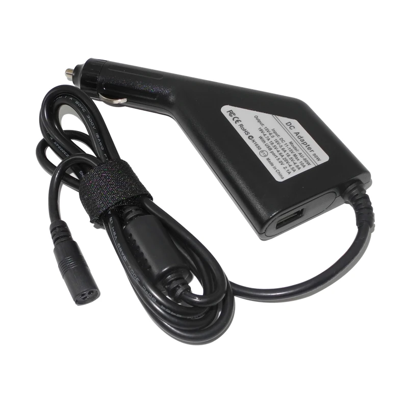 90W Universal Laptop Dc Car Charger Adapter